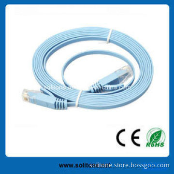 CAT6 Flat Patch Cable Available in Various Lengths and Colors